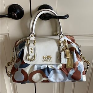Coach Madison Op Art Sabrina Convertible Satchel